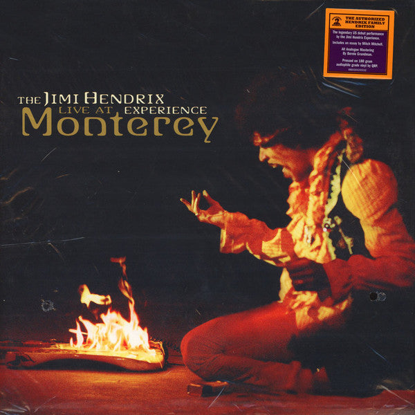 The Jimi Hendrix Experience Live At Monterey - Front Cover
