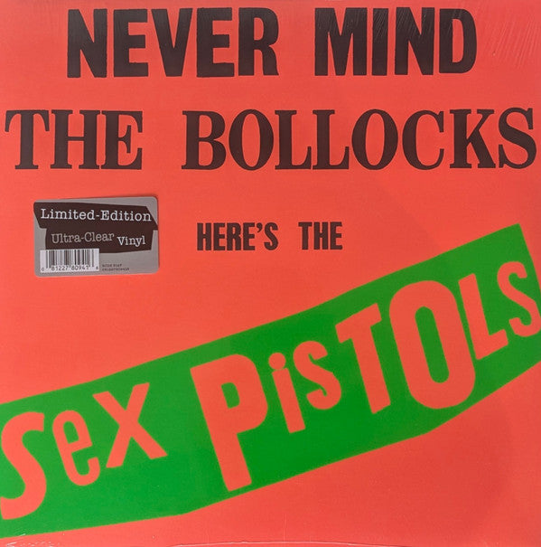 Never Mind The Bollocks, Here's The Sex Pistols Vinyle Transparent - Front Cover