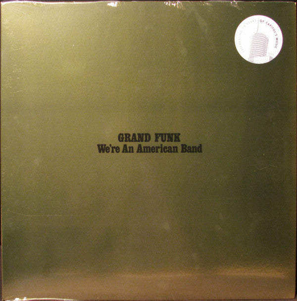 We're An American Band - Front Cover