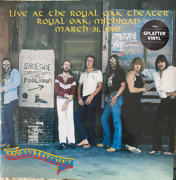 Live At The Royal Oak Theater 1980 Vinyle Orange Marbré - Front Cover