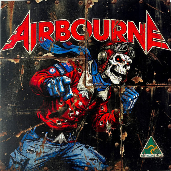 Airbourne Édition Limitée Vinyle Bleu et Rouge - Front Cover