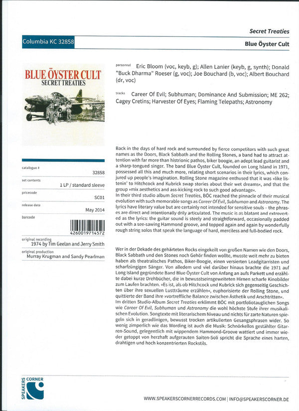 Secret treaties - Front Cover