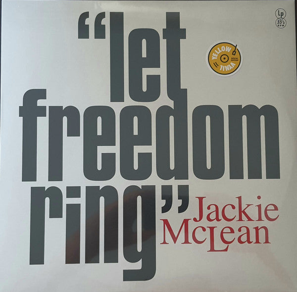 Let Freedom Ring Édition Spéciale Vinyle Jaune - Front Cover