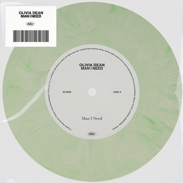 Man I Need Vinyle Coloré Marbré - Front Cover