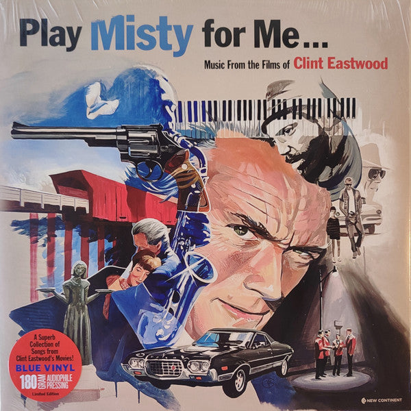 Play Misty For Me : Music From The Films Of Clint Eastwood Édition Limitée Vinyle Bleu - Front Cover
