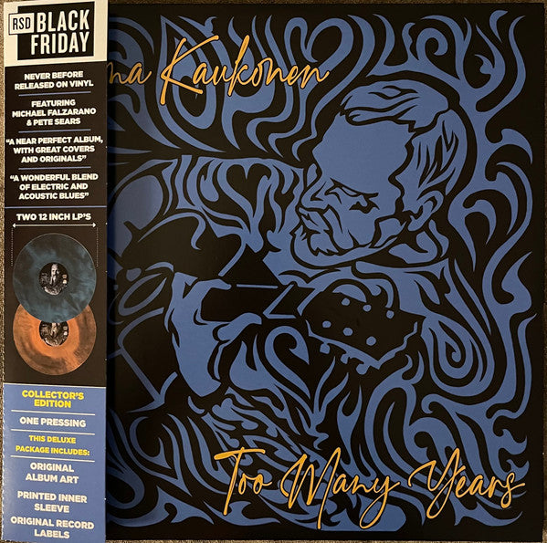 Too Many Years… Édition Limitée Vinyle Bleu et Beige Marbré - Front Cover