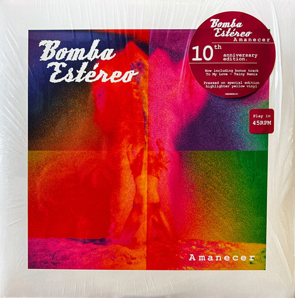 Amanecer Édition Anniversaire Vinyle Jaune - Front Cover