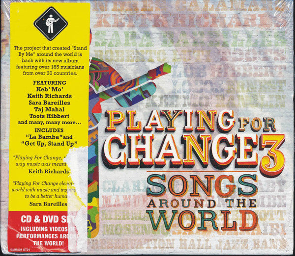 Playing for change 3 : Songs around the world - Inclus DVD bonus - Front Cover