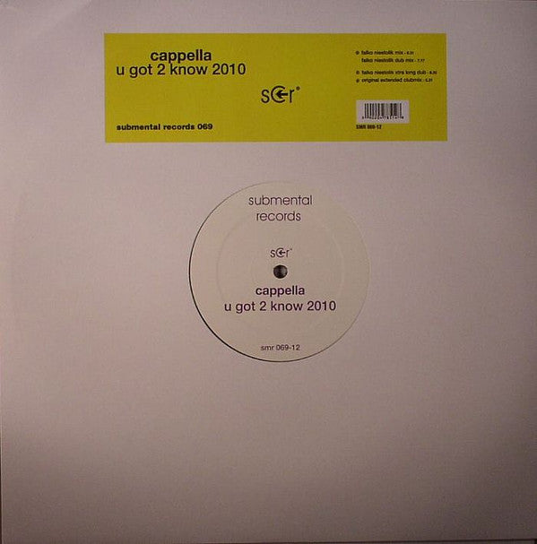 U Got 2 Know 2010 - Front Cover