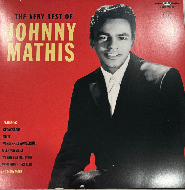 The Very Best Of Johnny Mathis - Front Cover