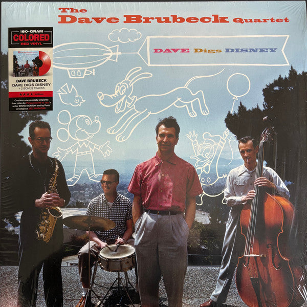 Dave Brubeck - Dave Digs Disney Édition Limitée Vinyle Orange - Front Cover