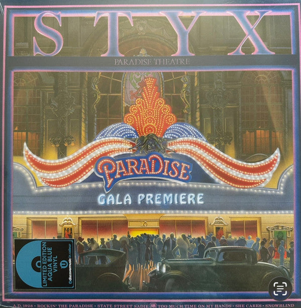 Paradise Theatre Édition Limitée Exclusivité Fnac Vinyle Bleu - Front Cover