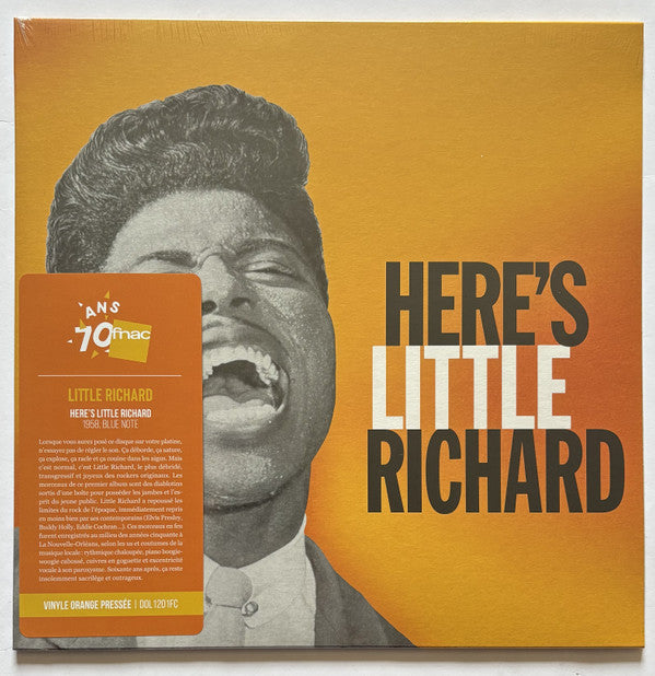 Here's Little Richard Édition Limitée Vinyle Orange - Front Cover