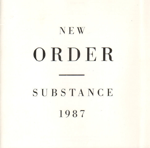 Substance - Front Cover