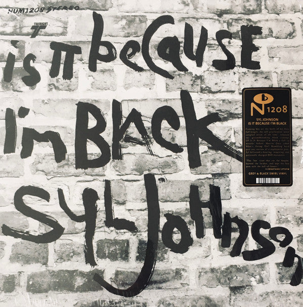 Is It Because I'm Black Vinyle Gris et Noir - Front Cover