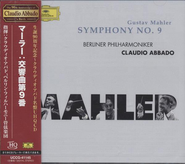 Mahler : Symphonie Numéro 9 Édition Limitée - Front Cover