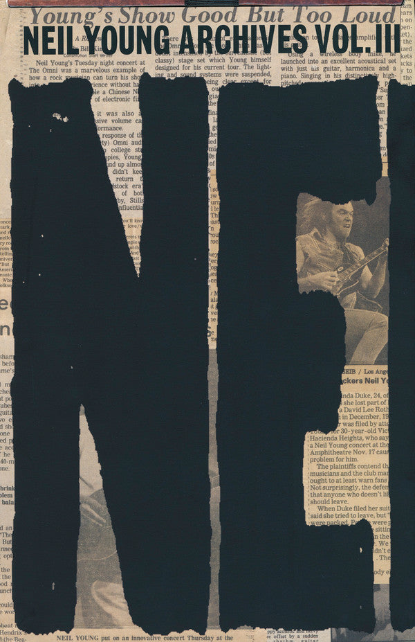 Neil Young Archives Volume III 1976-1987 Édition Limitée - Front Cover