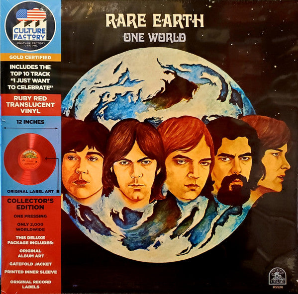 One World Vinyle Rouge - Front Cover