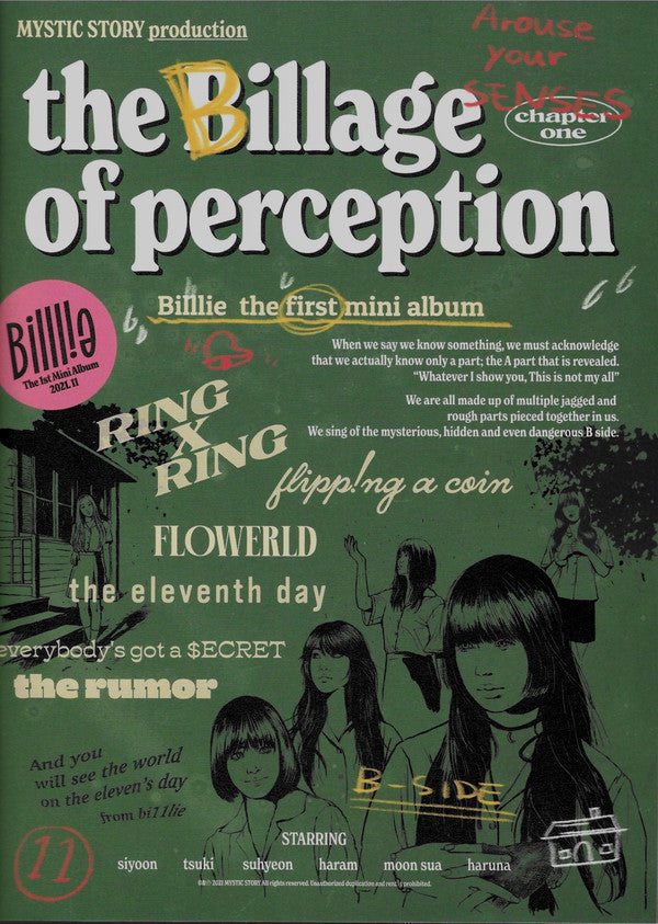 Billage Of Perception Chapter One - Front Cover