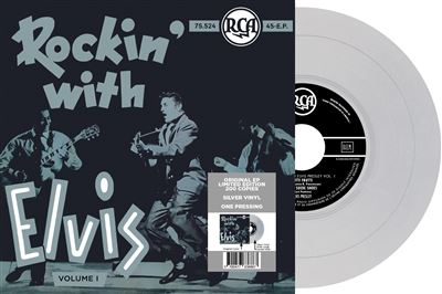Rockin' With Elvis Volume 1 Édition Limitée Vinyle Argent - Front Cover