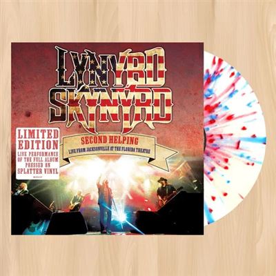 Second Helping Live From Jacksonville Vinyle Rouge et Blanc - Front Cover