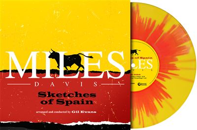 Sketches Of Spain Exclusivité Fnac 100 Ans Vinyle Jaune et Orange Marbré - Front Cover