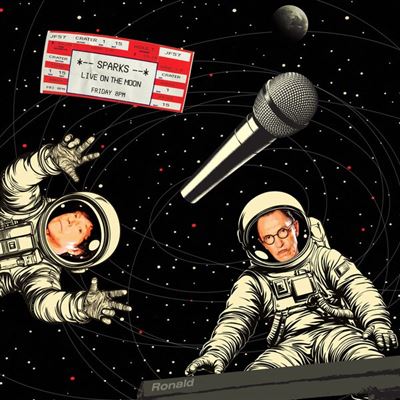 Sparks Live On The Moon - Front Cover