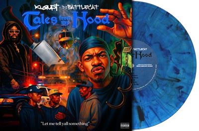 Tales From My Hood Feat DJ Battlecat Édition Limitée Deluxe Vinyle Bleu Marbré - Front Cover