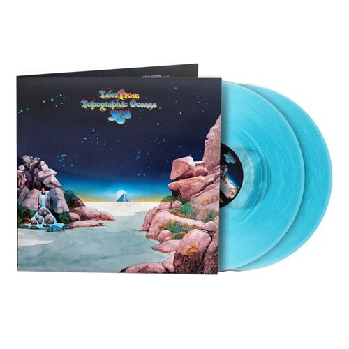 Tales From Topographic Oceans Vinyle Bleu Transparent - Front Cover
