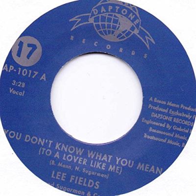 You Don'T Know What You Mean (To A Lover Like Me) - Front Cover